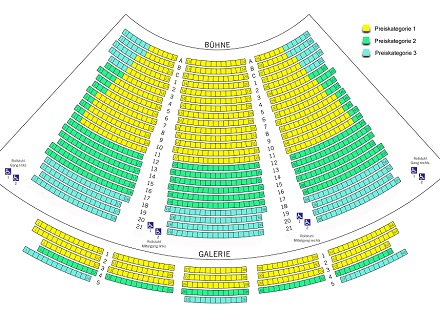 seating plan Großer Saal Brucknerhaus