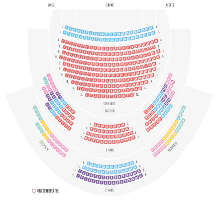 seating plan Schauspielhaus Promenade