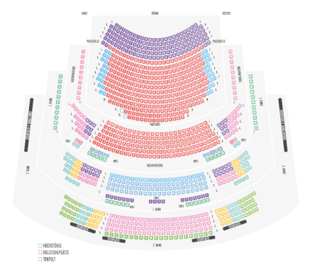 seating plan Großer Saal Musiktheater