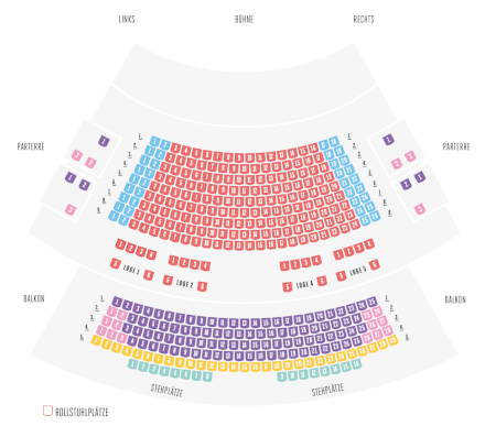seating plan Kammerspiele