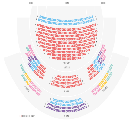 seating plan Schauspielhaus Promenade
