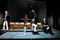 Dantons Tod Christian Manuel Oliveira, Klaus K&ouml;hler, Bj&ouml;rn B&uuml;chner, Barbara Novotny, Katharina Wawrik, Joachim Rathke &copy; Patrick Pfeiffer